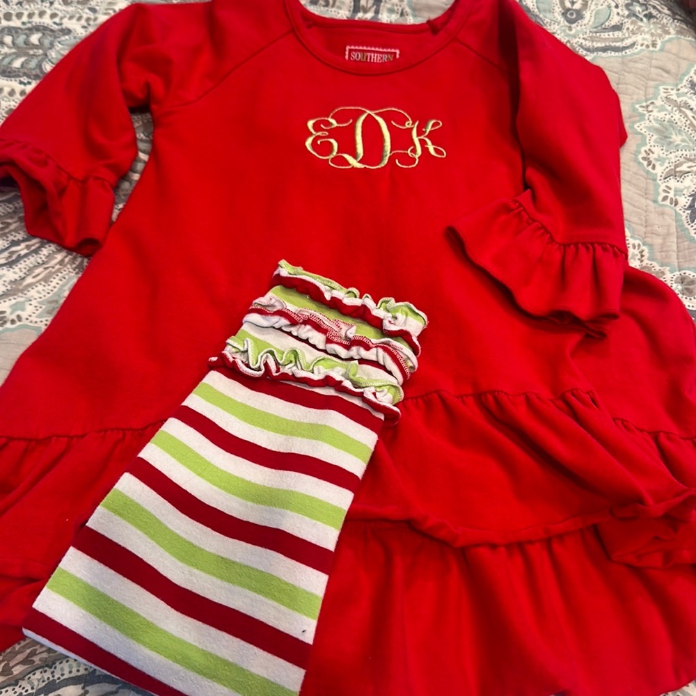 2 piece monogrammed set Southern Tots